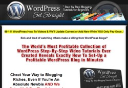 WordpressSetStraight.com Membership Pays 50% Affiliate Commission While Updates Monthly So Easier To Sell